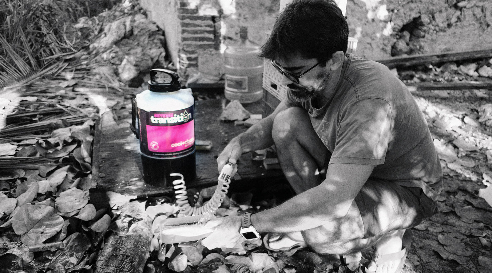 Camping Water Tank Rinse Portable Shower Kit